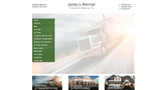 Desktop Screenshot of jones-wenner.com